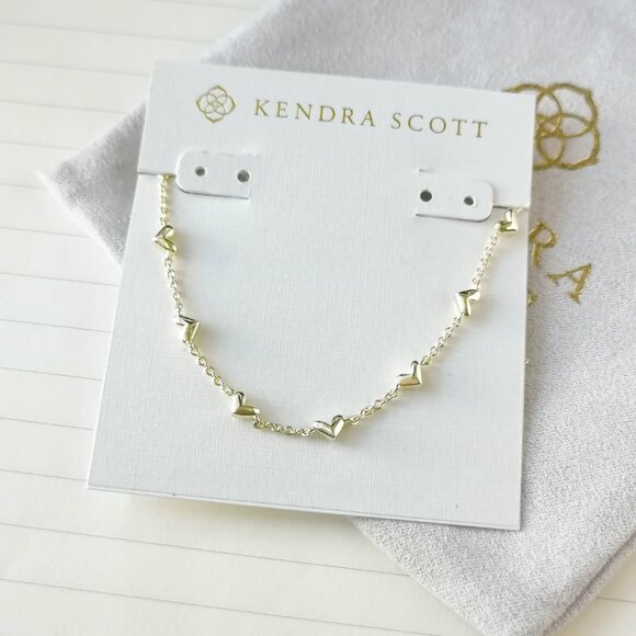 Kendra Scott Jewelry - Kendra Scott - Haven Heart Gold Strand Necklace